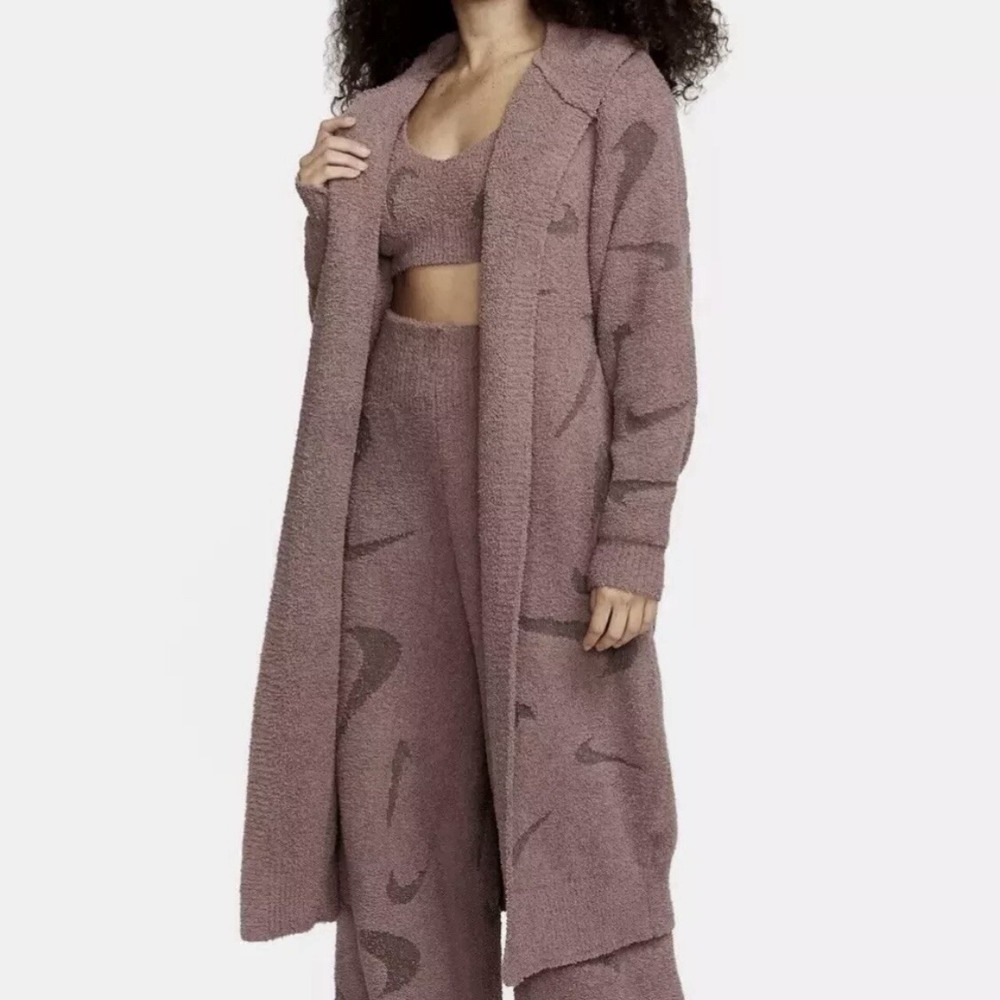 Nike Sportswear Phoenix Cozy Boucle Long Knit Cardigan Size XS NWT FD4282-208